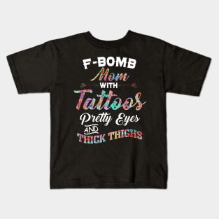 Tattoos pretty eyes Kids T-Shirt